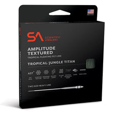 Scientific Anglers Amplitude Tropical Titan line on a reel, demonstrating powerful casting and smooth performance