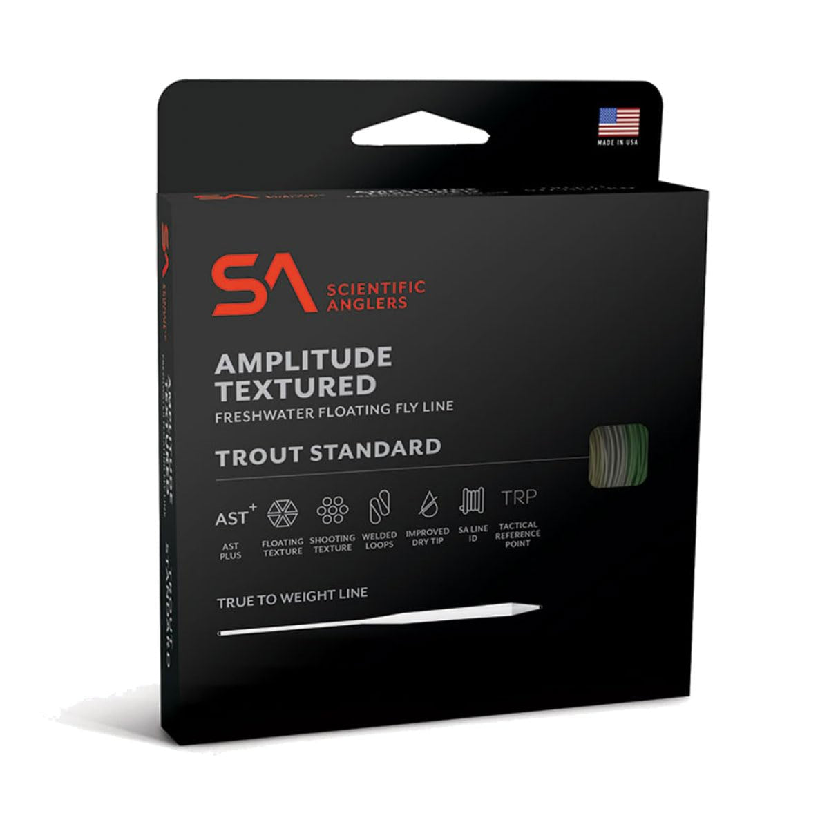 Scientific Anglers Amplitude Trout Standard - Optic Green/Willow/DK Wilow - WF6-F - image 1