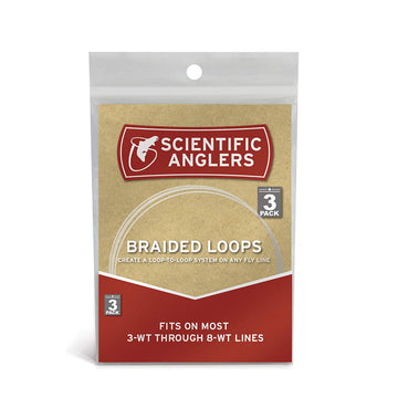 Scientific Anglers braided loops 3-pack enables quick loop-to-loop connections on any line.