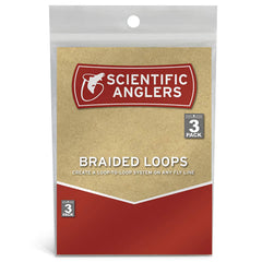 Scientific Anglers Braided Loops Medium pack enables quick loop-to-loop connections on any fly line.