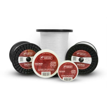 Scientific Anglers Dacron backing in white, 20 lb, 250 yd, ideal for reliable fly line setups