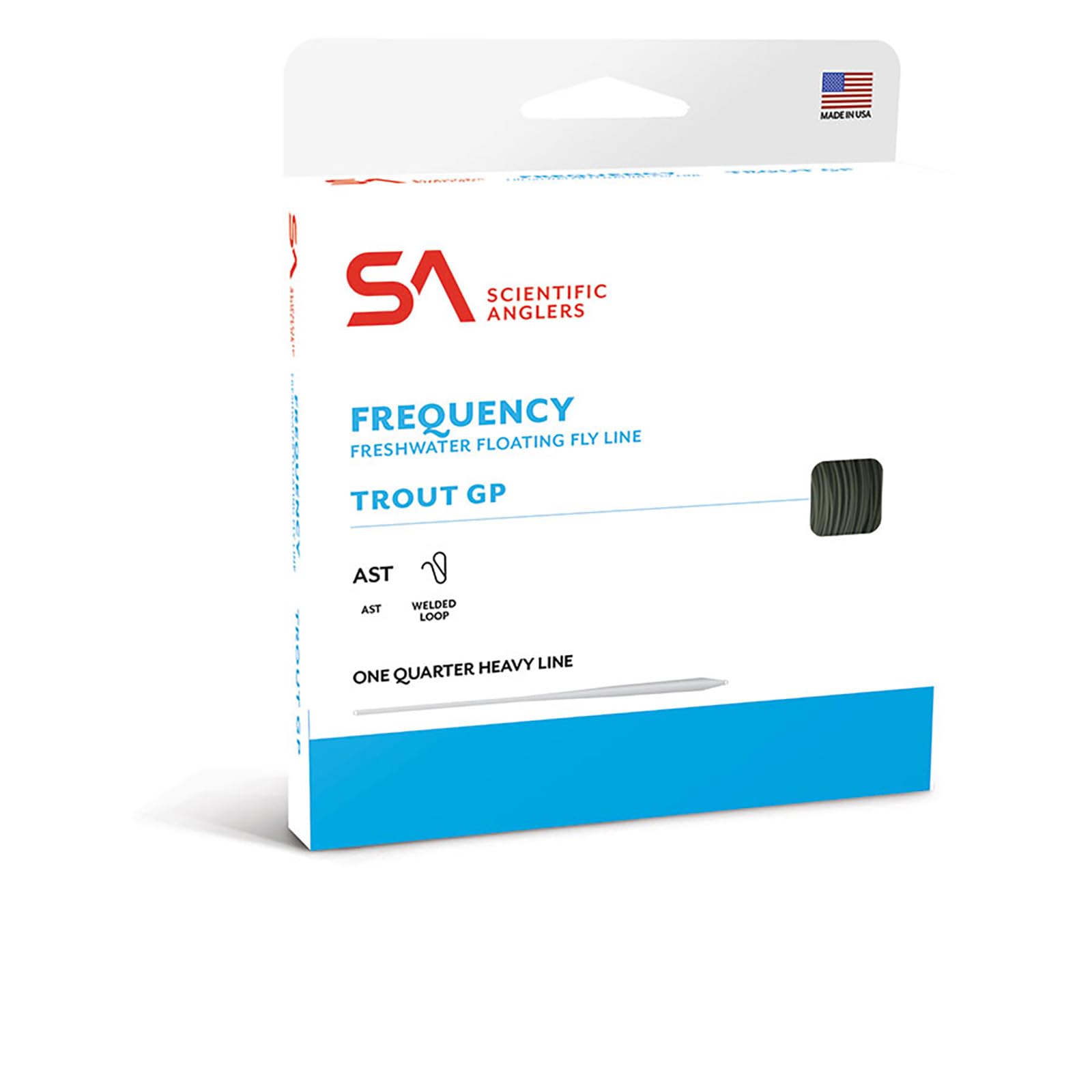 Scientific Anglers Frequency Trout GP WF5F on water enables precise presentations.