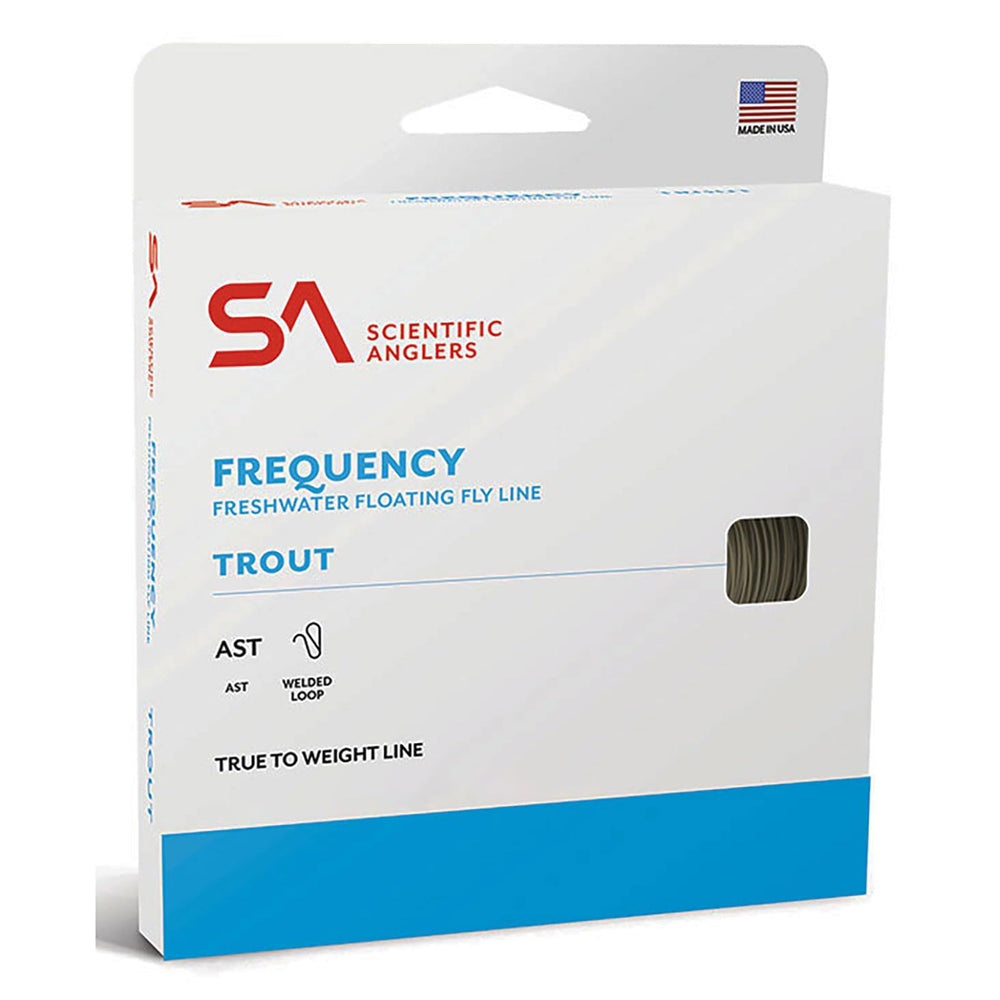 Scientific Anglers Frequency Trout Line 6 wt orange enables delicate, accurate presentations in trout streams.