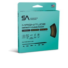Scientific Anglers Magnitude Smooth Infinity Clear Float Head fly line for stealthy freshwater presentations.