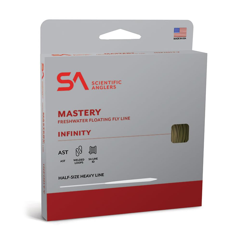 Scientific Anglers Mastery Infinity line over water for long-distance casting