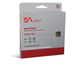 Scientific Anglers Mastery Trout GP WF7F Butter Sage line for precise casts and water tracking