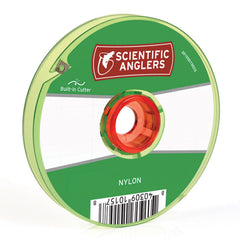 Scientific Anglers nylon interlocking tippet spool with cutter, clear, 30 m, for precise knots and clean cuts