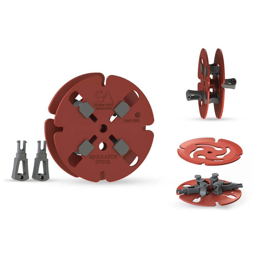 Scientific Anglers Regulator Spool Red/Grey - front view