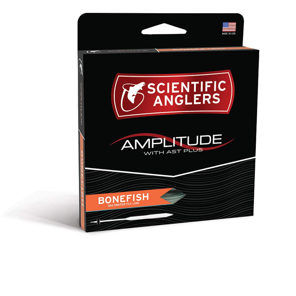 SA Amplitude Bonefish Fly Line WF8F on spool for flats fishing