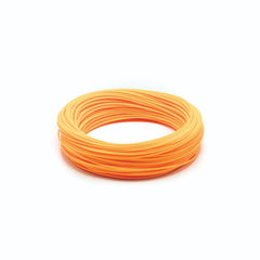 Scientific Anglers SA Frequency MPX Fly Line 6 wt orange on reel demonstrates smooth casts in varied conditions.