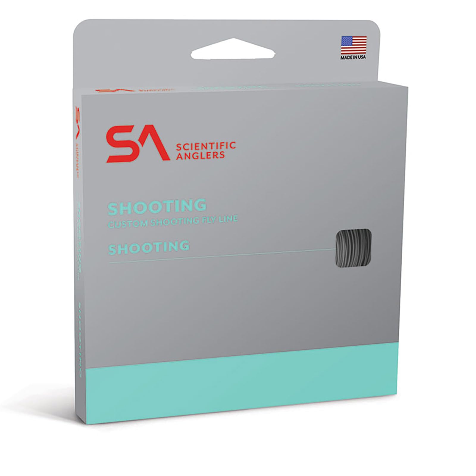 Scientific Anglers SA freshwater floating shooting line enables long casts with smoother line handling.