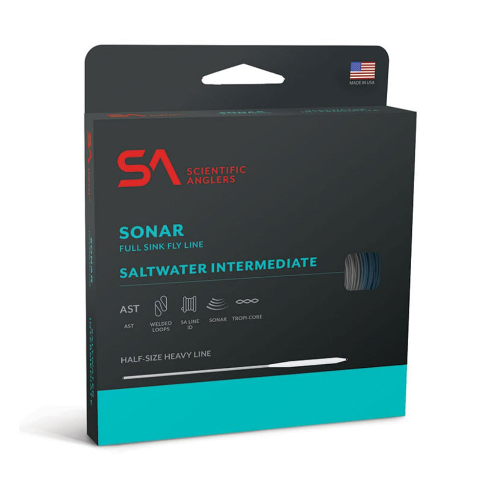 Scientific Anglers SA Sonar Saltwater Intermediate WF7I clear head enables stealthy presentations