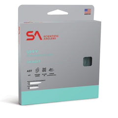 Scientific Anglers Skagit floating line head in sky-blue for improved visibility and turnover