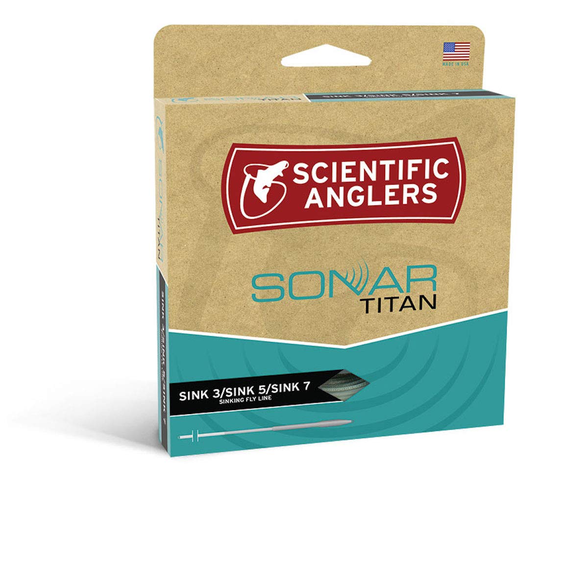 Scientific Anglers Sonar Stillwater line with seamless density for controlled depth retrieves