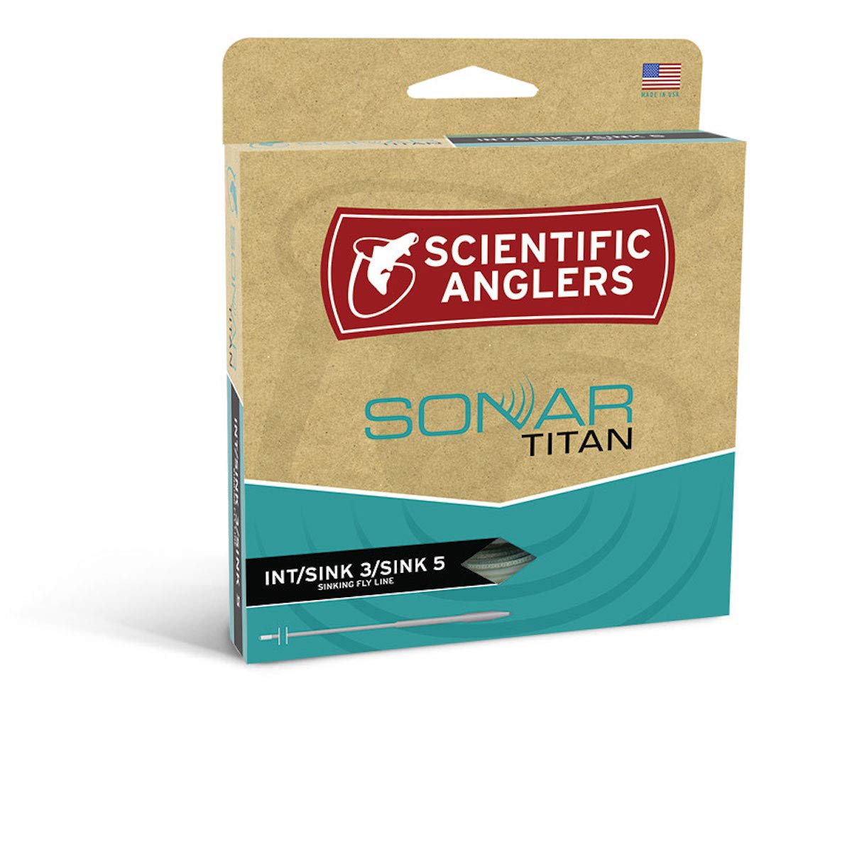 Scientific Anglers Sonar Stillwater line, charcoal-black coil, smooth casting for stillwater presentations