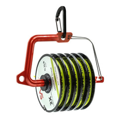 Switch Tippet Holder loaded with 5 spools of Absolute Trout 2-6x