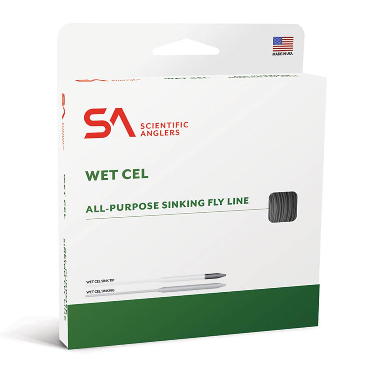Scientific Anglers WetCel general-purpose sinking line with Clear Intermediate option for WF-6S