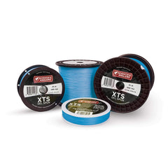 Scientific Anglers XTS backing on a blue packshot showing high capacity for line storage
