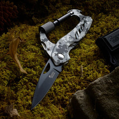 Scipio camo glass breaker emergency tool for safety situations.