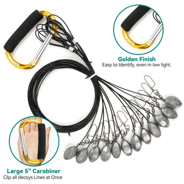Scopaven easy-connect loops streamline setup with a single carabiner.