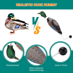 Scopaven duck launcher rope and knob support long-distance tosses for endurance drills.