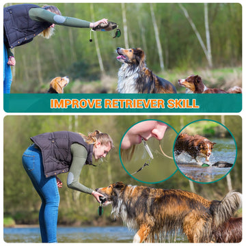 Scopaven duck training dummy uses chew-resistant EVA to protect teeth during tough sessions.