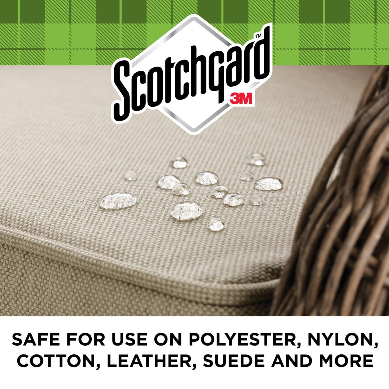Scotchgard protects grill covers from rain and UV exposure to extend life