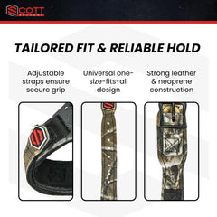 Scott Archery Little Goose II knurled-trigger positioned forward for easier draw length control