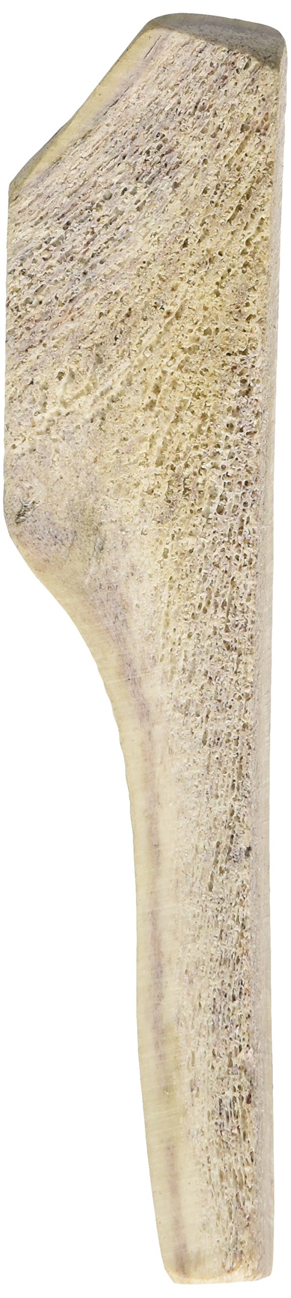 Scott Pet Big Sky Antler Chew Split texture close-up; rugged surface for satisfying gnawing.