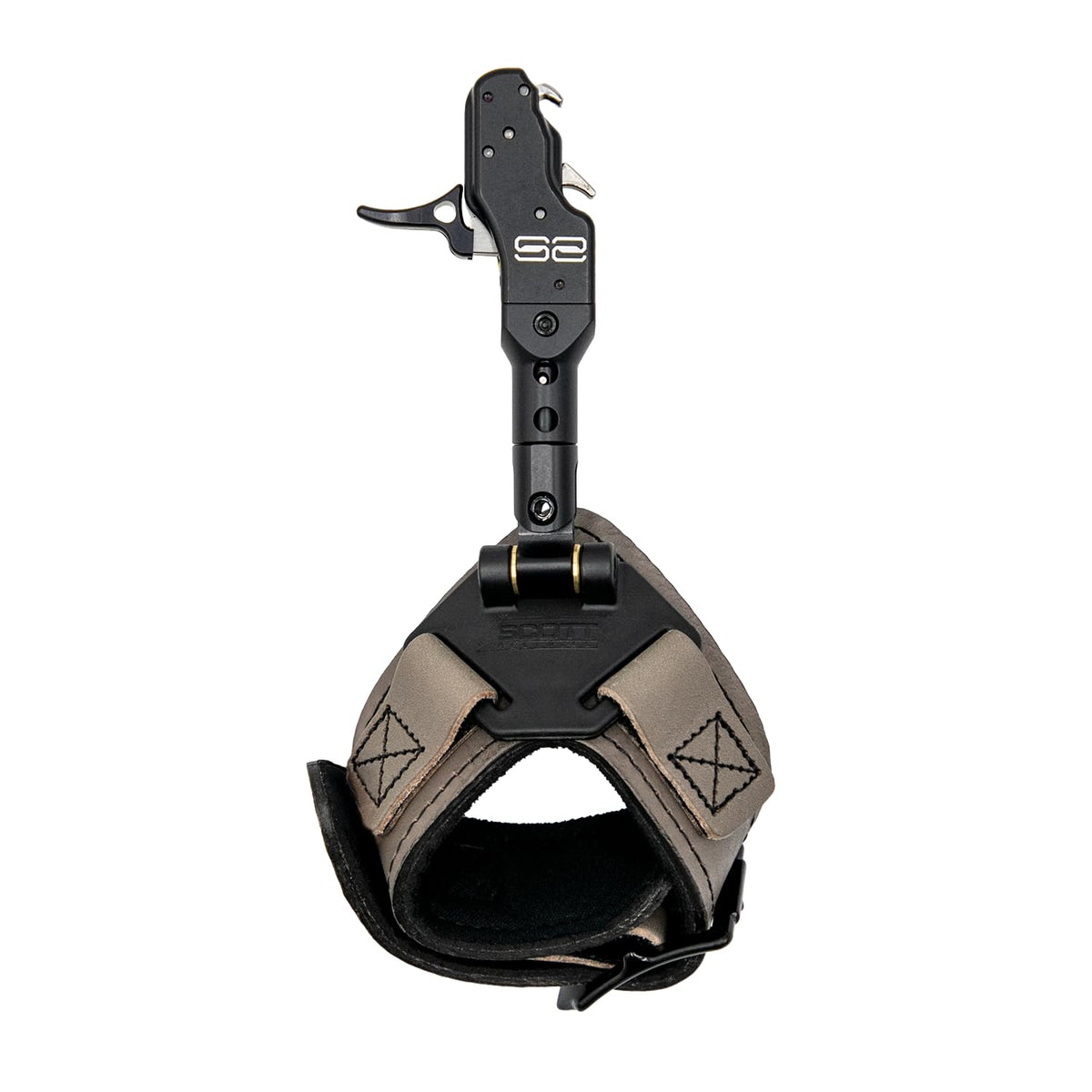 SCOTT RELEASES S2 Solid Release Black front view, highlighting adjustable tension for consistent shots.
