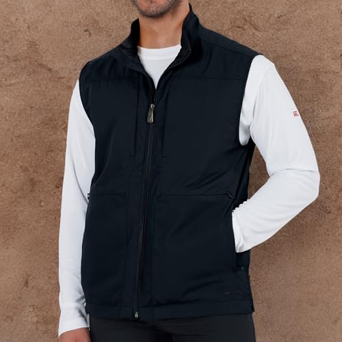 SCOTTeVEST travel vest with water-repellent fabric for damp conditions