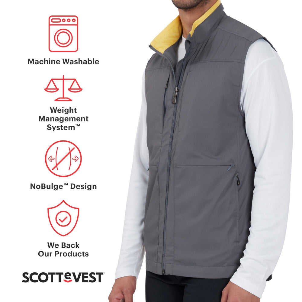 SCOTTeVEST travel vest RFID pocket close-up highlighting security features