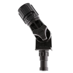 Scotty 0428 Gear Head Post Mount Black installed on boat with extender