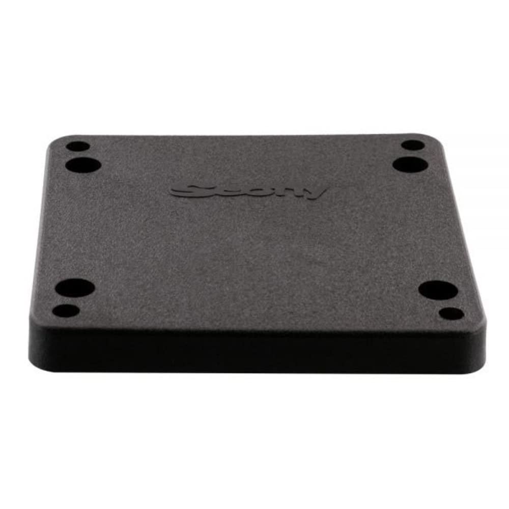 Scotty #1036 mounting plate for #1026 swivel mount shows a secure downrigger connection