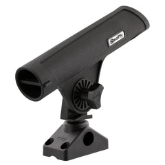 Scotty 10inch tube rod holder emphasizes ample clearance and stability.