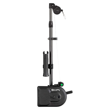 Scotty 1106 Depthpower downrigger with extended boom ideal for longer reach.