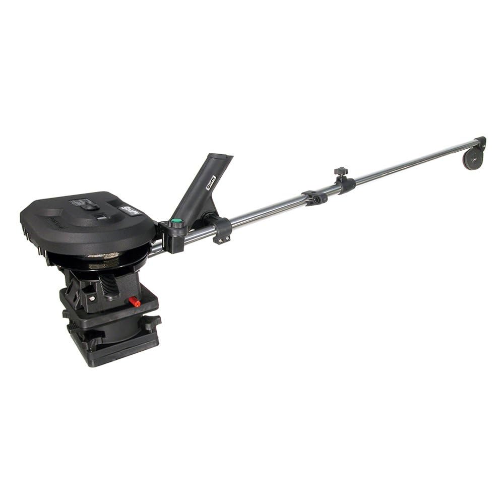 Scotty 1106 DepthPower downrigger with cable attachment for stable line control.
