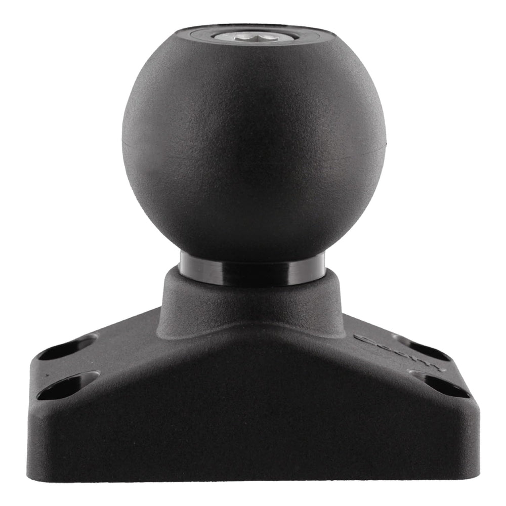 Scotty 176 base side view with 2.25-inch ball system for secure navigation gear