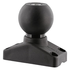 Scotty 176 base top view illustrating compact profile for easy gear attachment