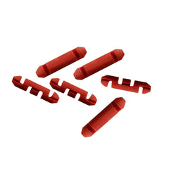 Scotty 2008 Auto Stopper Beads red front view, designed for braided line compatibility