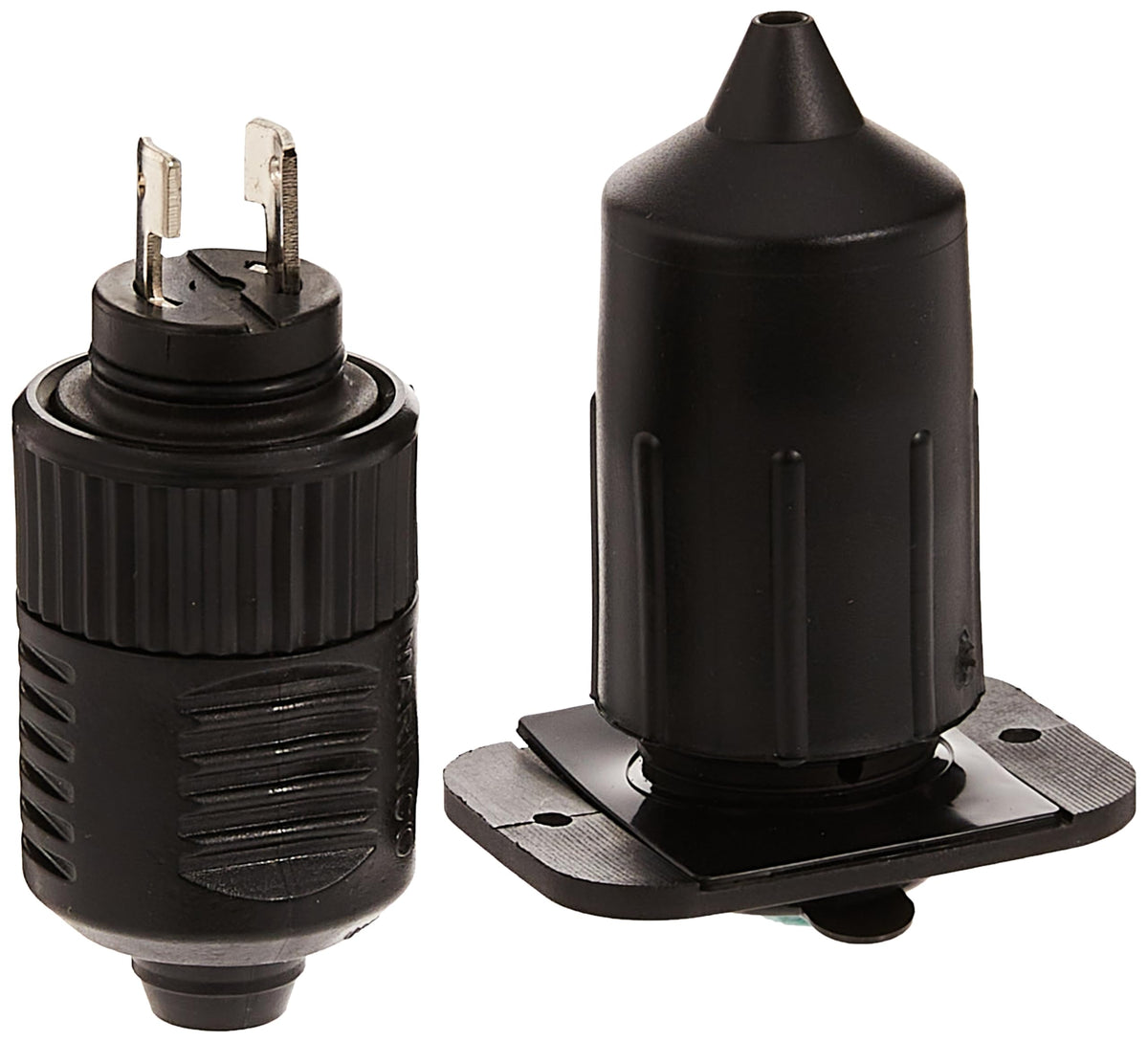 Scotty 2125 downrigger plug with ergonomic grip for quick hookups on deck