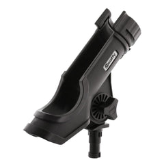 Scotty 229-BK Power Lock Rod Holder side view, versatile cradle for many reel setups.