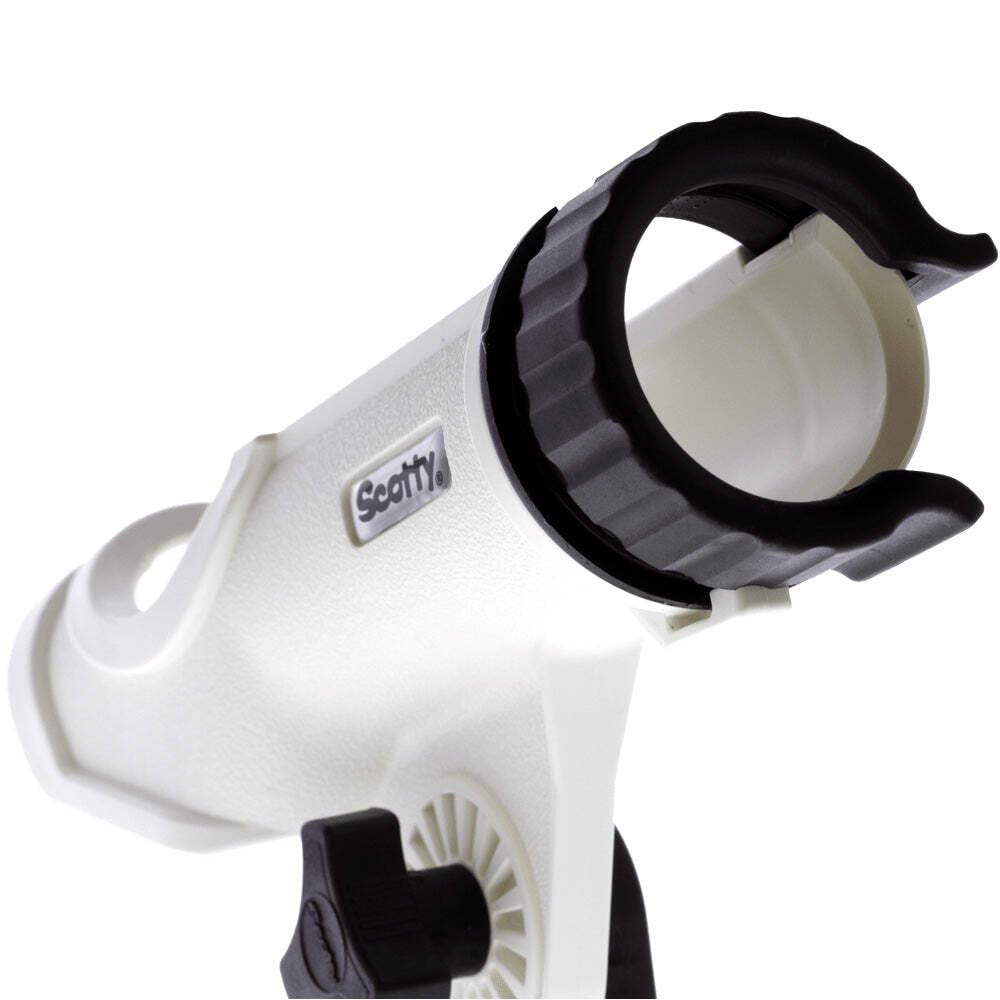Scotty Power Lock in white with 360-degree rotation feature