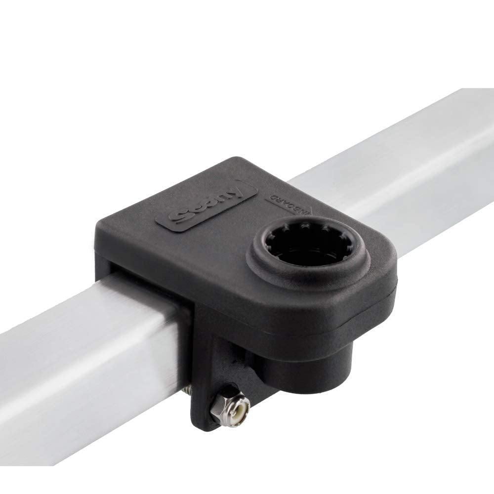 Scotty 243BK universal fit rail mount with accessories ready for fishing gear