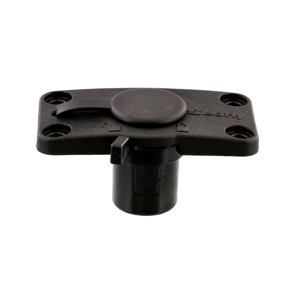 Scotty 244L-BK made from fiber reinforced nylon for durable saltwater performance.