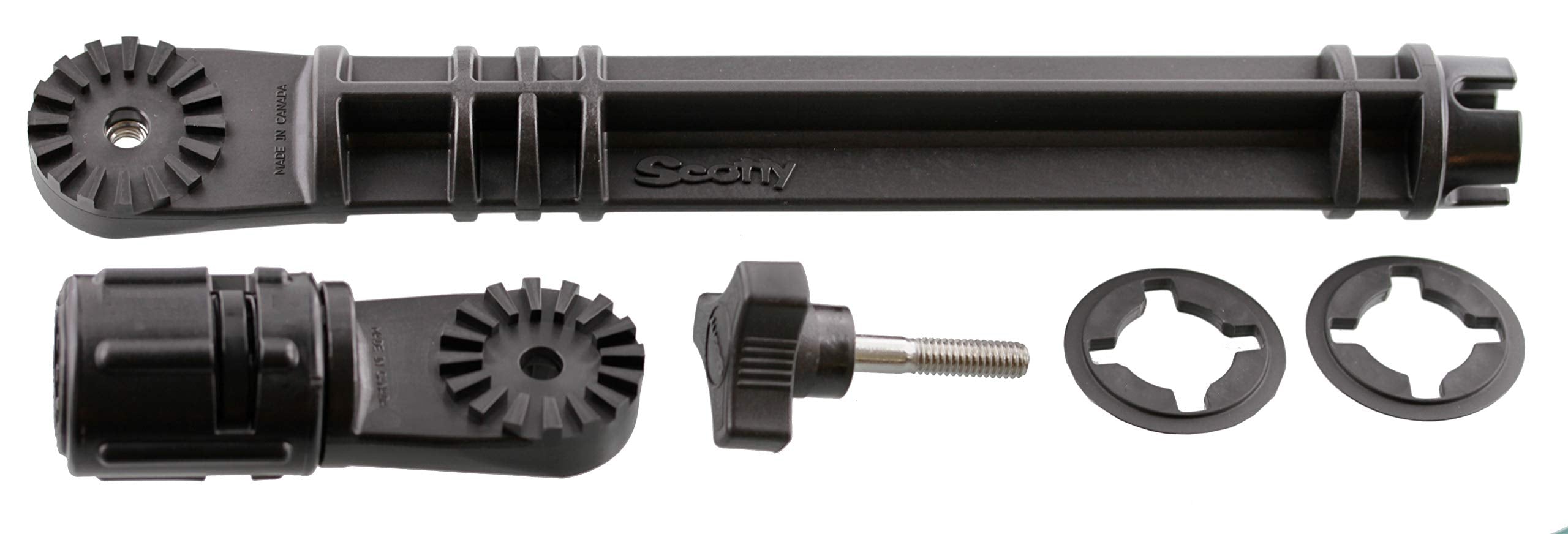 Scotty 428 Gear Head enables quick, precise rod holder adjustments on watercraft
