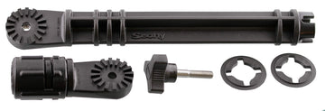 Scotty 428 Gear Head enables quick, precise rod holder adjustments on watercraft