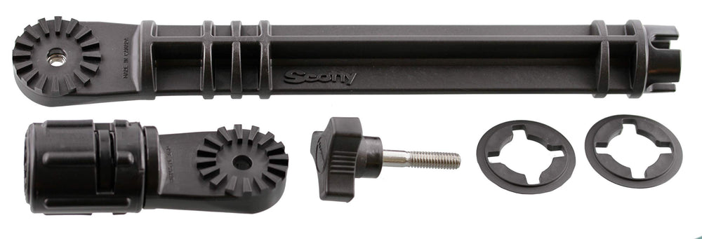 Scotty 428 Gear Head enables quick, precise rod holder adjustments on watercraft