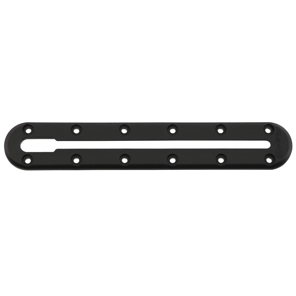 Scotty 440-BK-8 low-profile track for kayak mounting and quick gear setup.