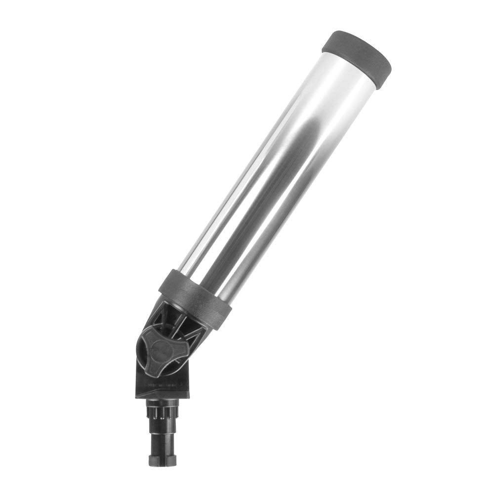 Scotty 470 Rocket Launcher with locking side/deck mount secures rods for trolling.